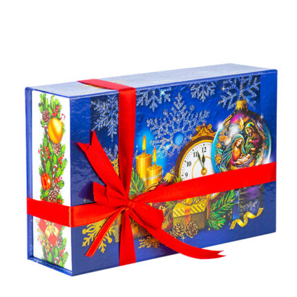 Солодкий новорічний подарунок №01, 1850 г., КРАСИВІ РІШЕННЯ, картон